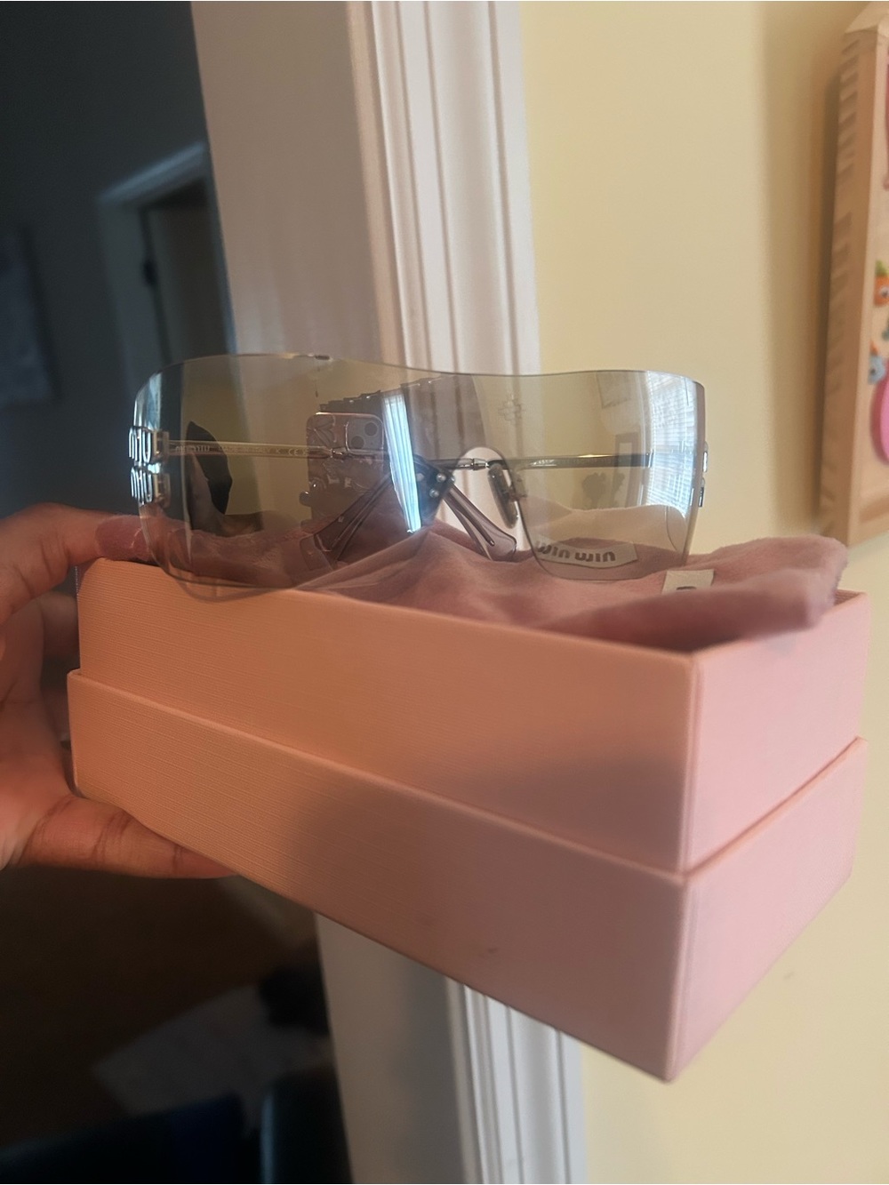 Miu Miu Sunglasses with Tinted Gradient Lens